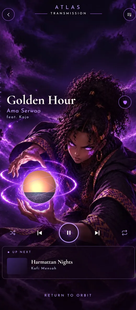 The cover becomes the world screen