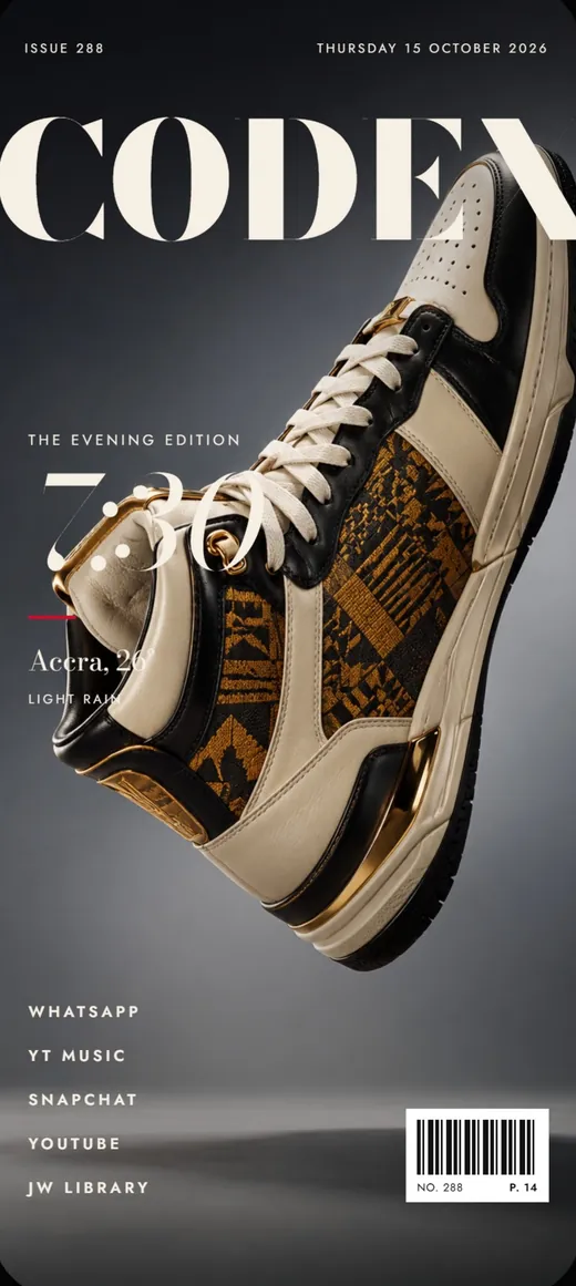 Sneaker screen
