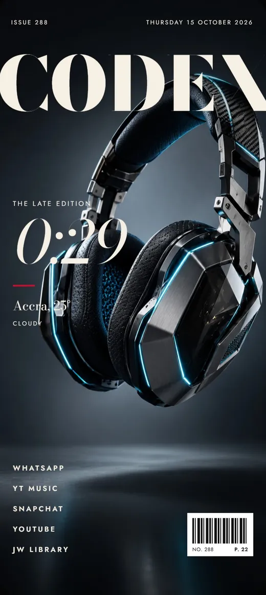 Headset screen