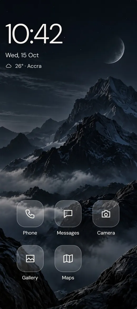 Only what you chose screen