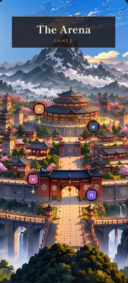 Quarters with names screen